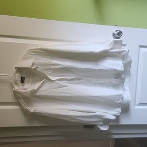 White button up from the navy